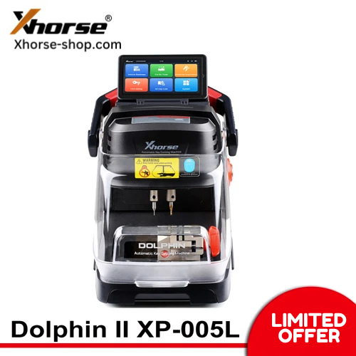 Xhorse Dolphin II XP-005L XP005L Key Cutting Machine for All Key Lost HD Screen with M5 Clamp