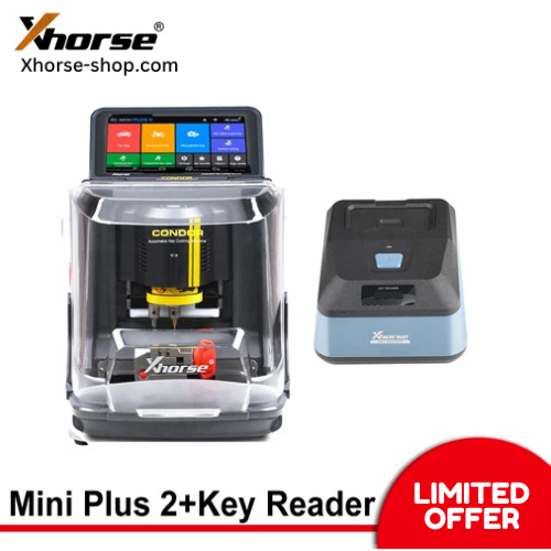Xhorse Condor XC-Mini Plus II Key Cutting Machine and Key Reader XDKP00GL