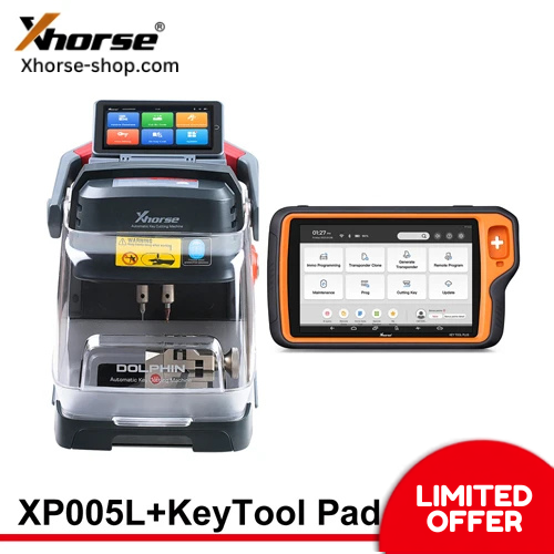 Xhorse Dolphin II XP-005L Key Cutting Machine and VVDI Key Tool Plus One BGA Token Free Everyday