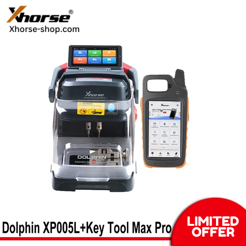 Xhorse Dolphin II XP-005L Key Cutting Machine and VVDI Key Tool Max Pro
