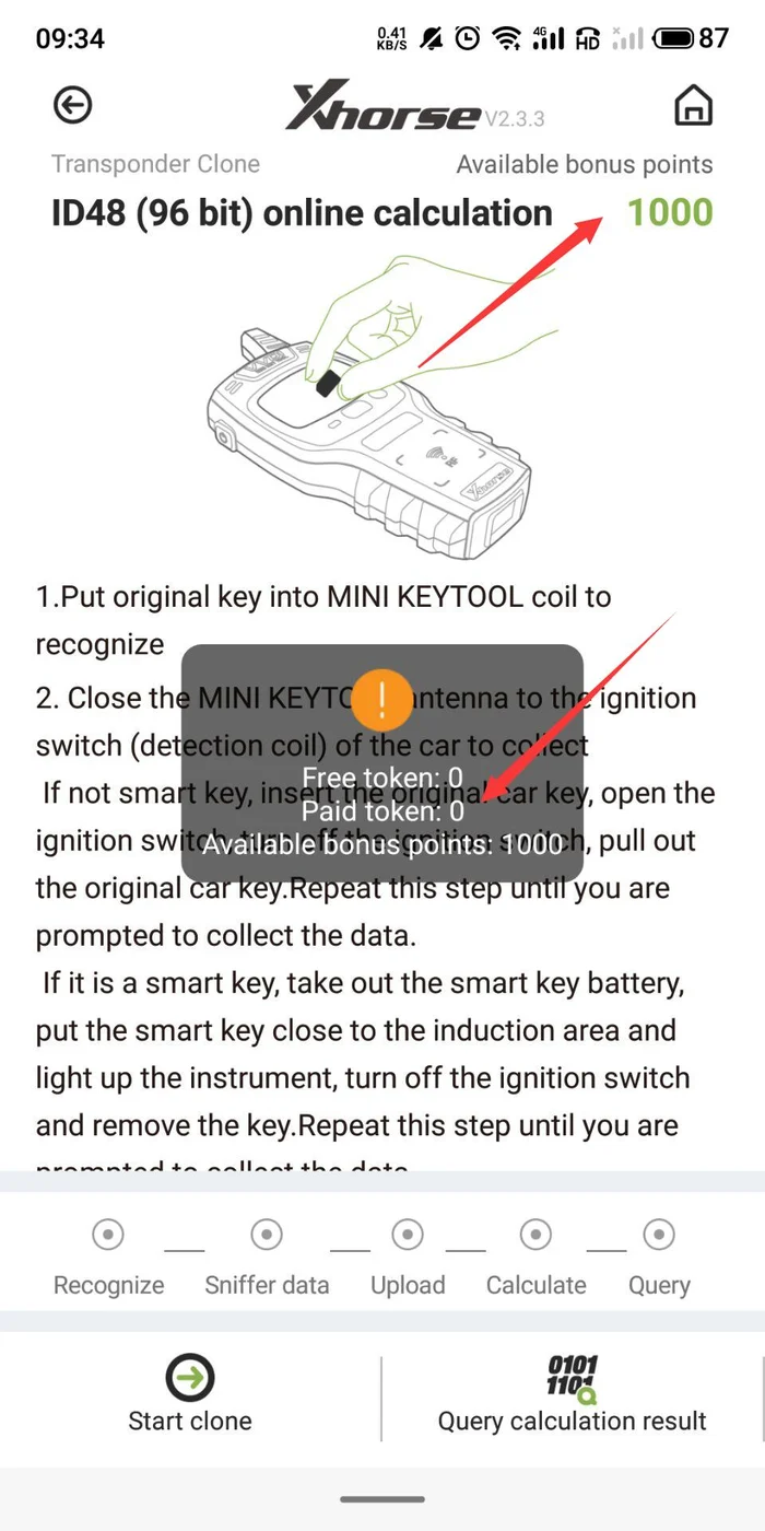 1 Token Copy 48 and ID48 96bit For Xhorse VVDI2/Key Tool Plus/Mini VVDI Key Tool/Key Tool Max/Key Tool Max Pro - Product feature detail 2