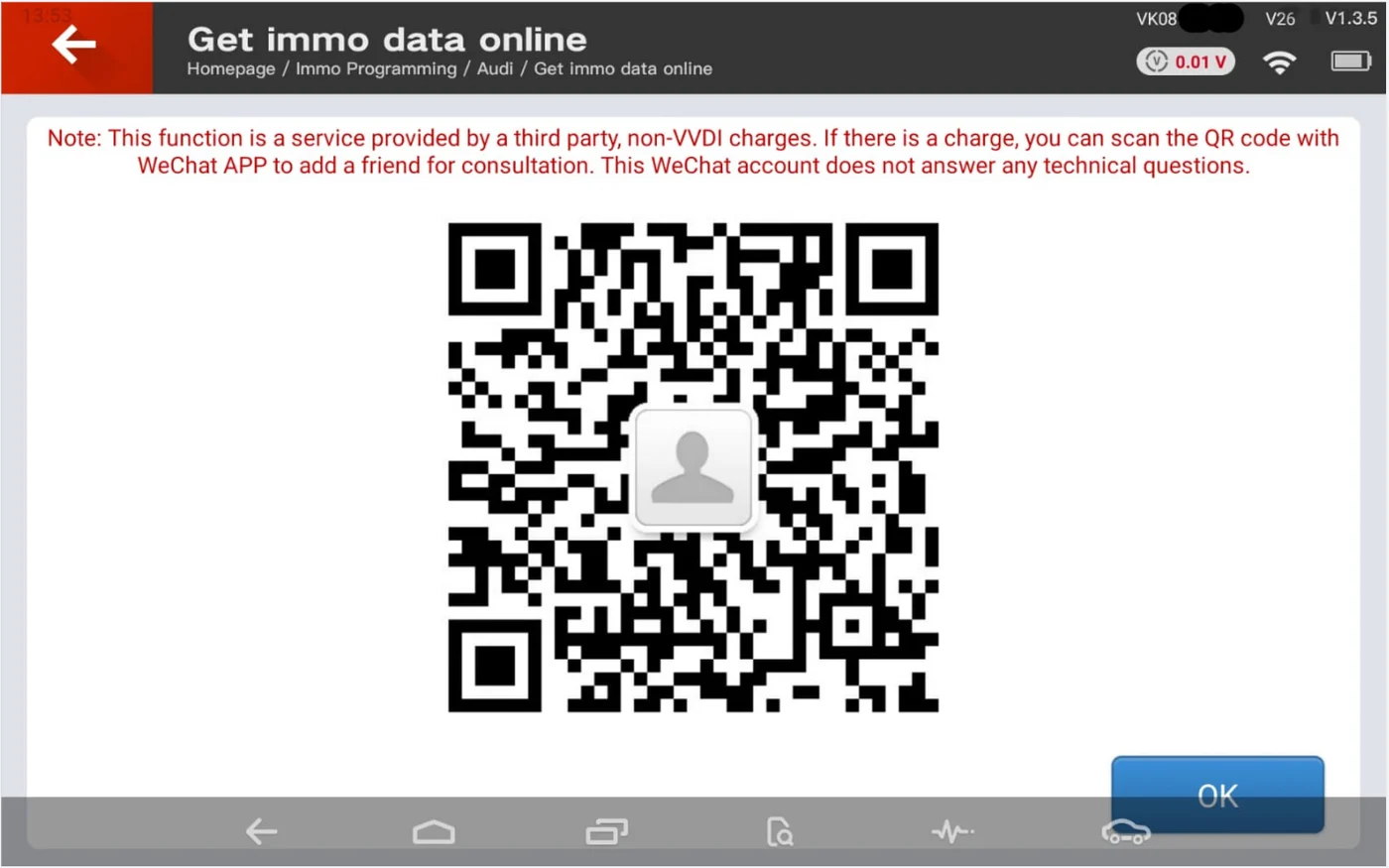 [24Hours Add] 1 Token for VVDI Key Tool Plus MQB Password Calculation - Product feature detail 1
