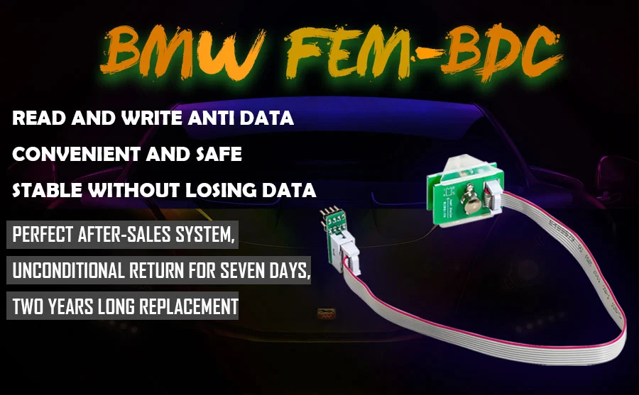 BMW FEM/BDC 95128/95256 Chip Anti-theft Data Reading Adapter 8Pin Adapter No Need Disassembling - Product feature detail 1