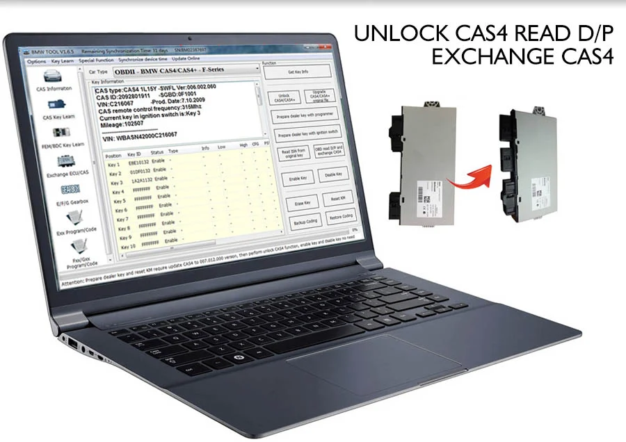 Godiag CAS4 CAS4+ Programming Test Platform for BMW Work with GT100+VVDI2 - Product feature detail 2