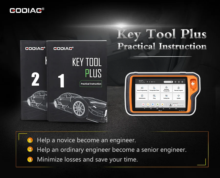 GODIAG Xhorse Key Tool Plus Practical Instruction Answers Books For Locksmith Vehicle Maintenance Engineer - Product feature detail 1