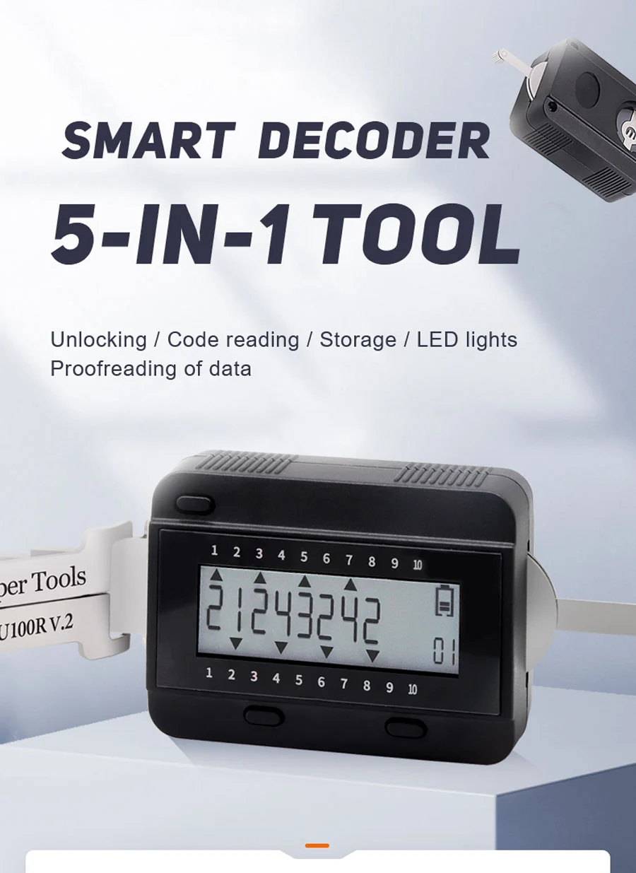 NP Smart 5-in-1 Tool HU92 V.2 Smart Decoder - Product feature detail 1