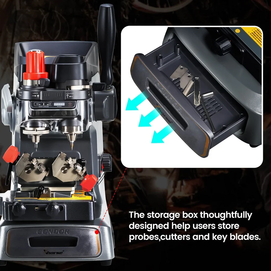 Original Xhorse Condor XC-002 Pro Ikeycutter Manually Key Cutting Machine - Product feature detail 4