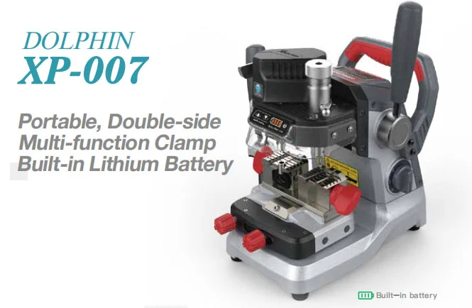 Xhorse DOLPHIN XP-007 XP007 Manual Key Cutting Machine For Laser Dimple and Flat Keys - Product feature detail 1