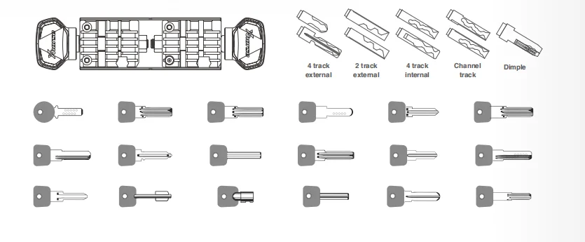 Xhorse DOLPHIN XP-007 XP007 Manual Key Cutting Machine For Laser Dimple and Flat Keys - Product feature detail 4