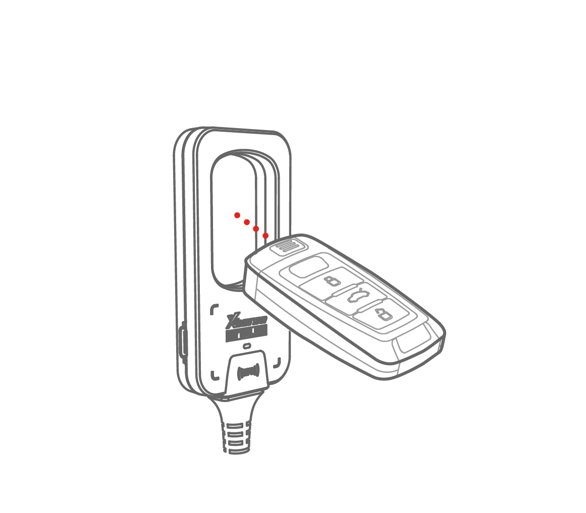 Xhorse VVDI Bee Key Tool Lite with 6 XKB501EN Wire Remotes Connect to Phone - Remote and transponder details