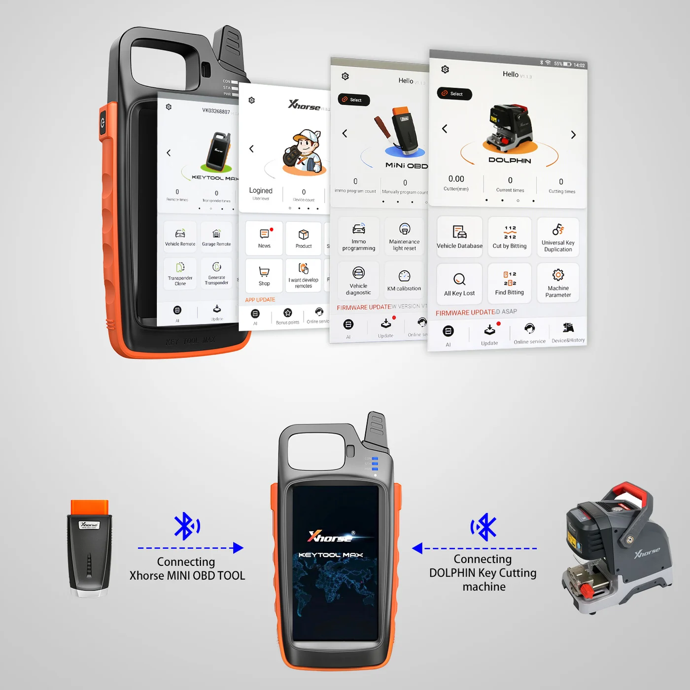 Xhorse VVDI Key Tool Max Multi-Language Remote Programmer with Free Renew Cable - Product feature detail 3