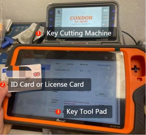 Xhorse VVDI Key Tool Plus Pad and Dolphin XP005 Key Cutting Machine Get 1 Free MB Token Everyday - Included and compatible accessories
