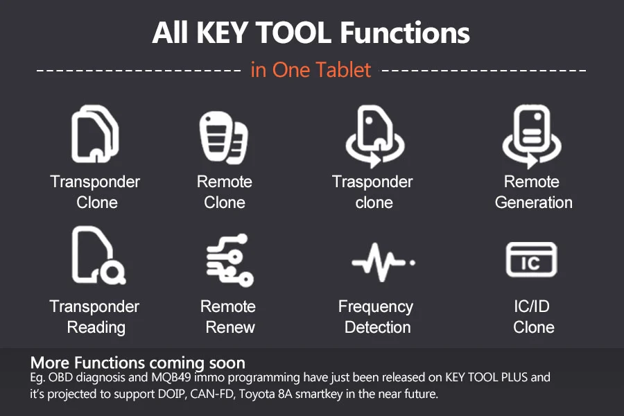 Xhorse VVDI Key Tool Plus Pad+1 Year Unlimited MB Tokens+1 Year 96 bit 48 Token (3 tokens/day) - Product feature detail 3