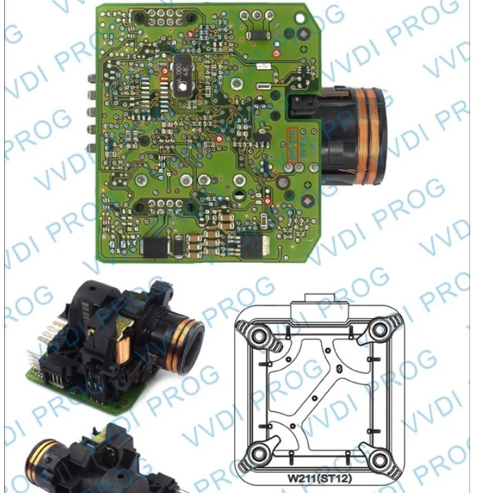 Xhorse VVDI Prog EZS adapters 10pcs for Key Tool Plus/VVDI PRO/MULTI-PROG/Mini Prog/VVDI MB - Adapter and connection details