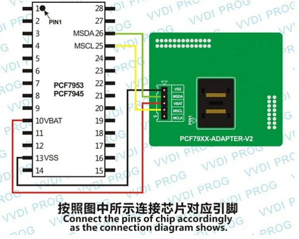 Xhorse VVDI PROG Programmer + PCF79XX Adapter V2 Update free - Product feature detail 3
