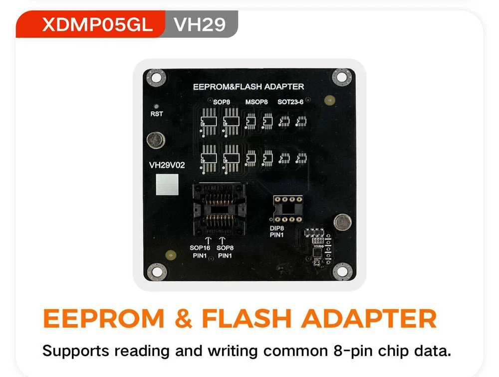 XHORSE XDMPO5GL VH29 EEPROM & FLASH for Multi Prog Programmer - Product feature detail 1