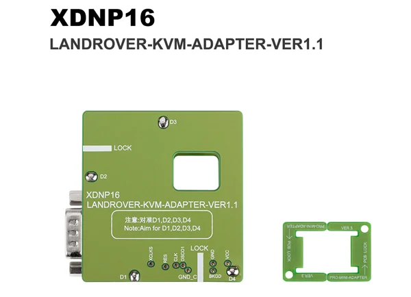 Xhorse XDNP16CH Adapters Solder-free Land Rover 1PCS Set For Xhorse MINI PROG and Key Tool Plus - Product feature detail 1