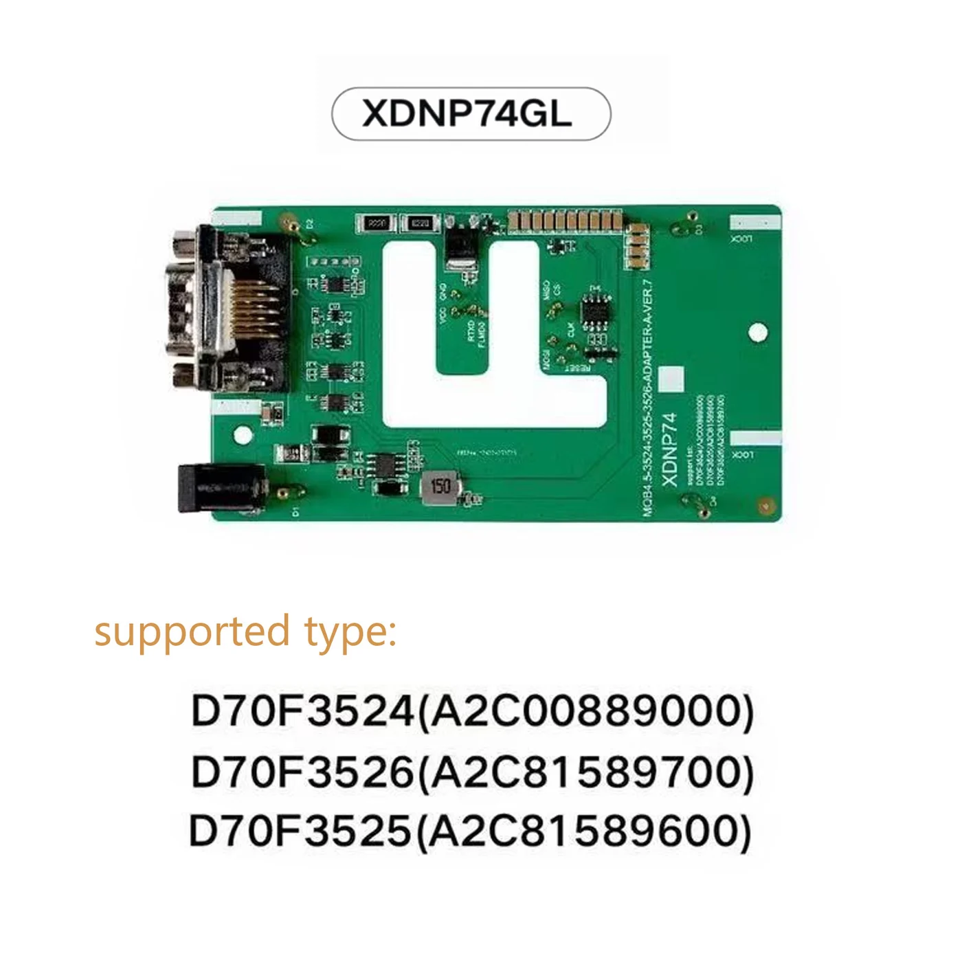 Xhorse XDNP74GL MQB48 Solder Free Adapter For Passat Work With Multi-Prog/VVDI Prog/Key Tool Plus - Included and compatible accessories
