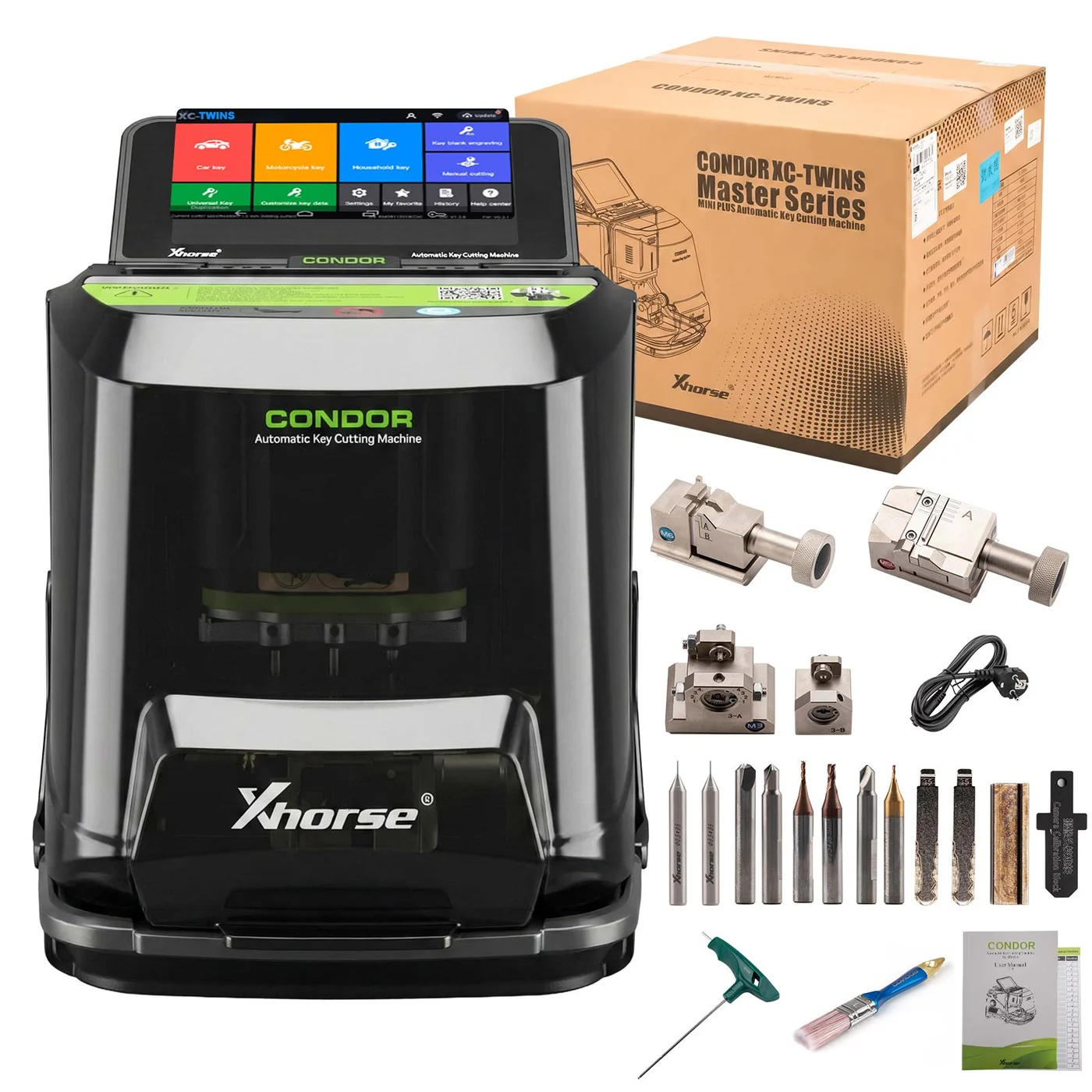 Xhorse CONDOR XC-TWINS Key Cutting Machine XCMT01GL AI Optical Recognition 5