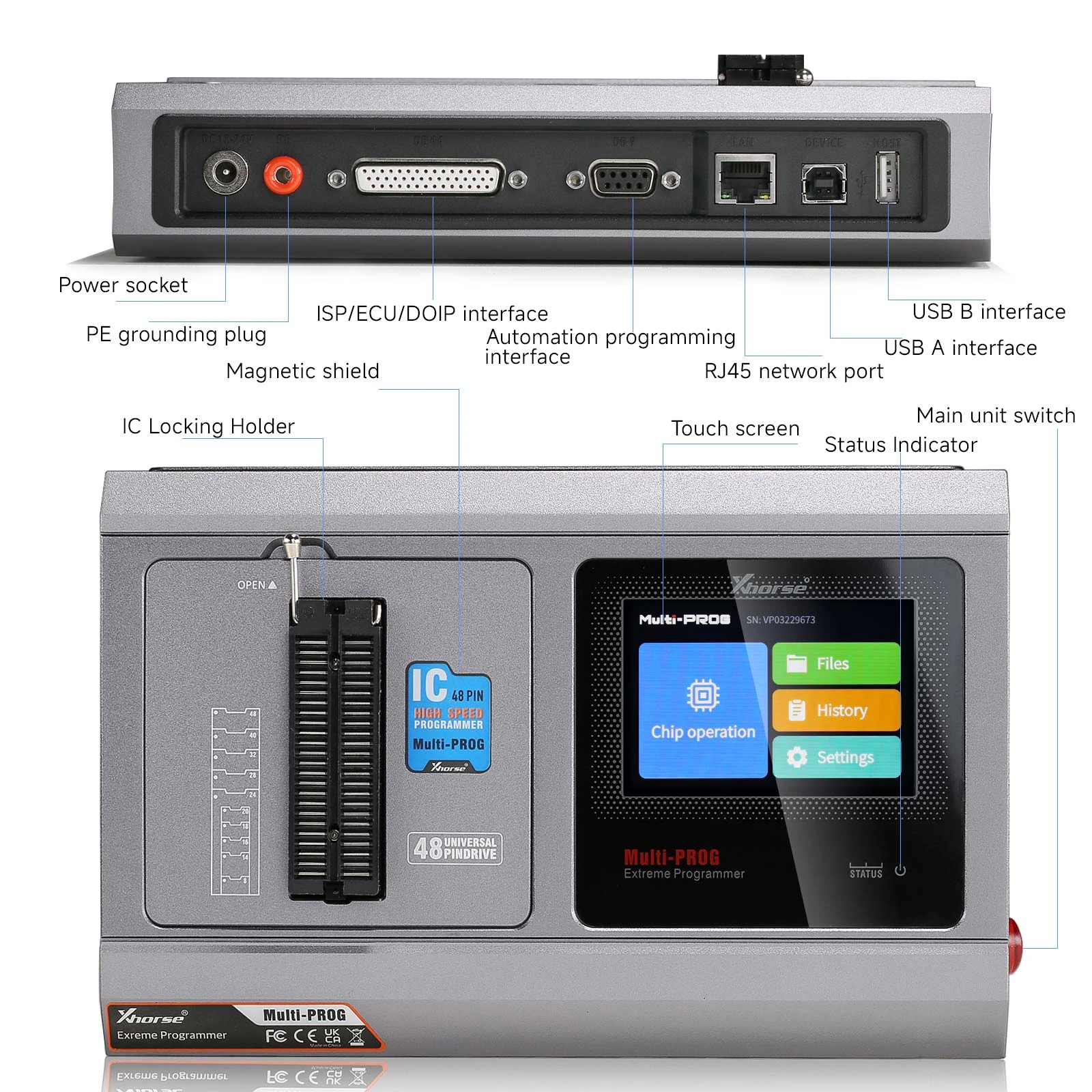 VVDI2 Key Programmer Full 13 Softwares Version Plus Multi-Prog Programmer 16
