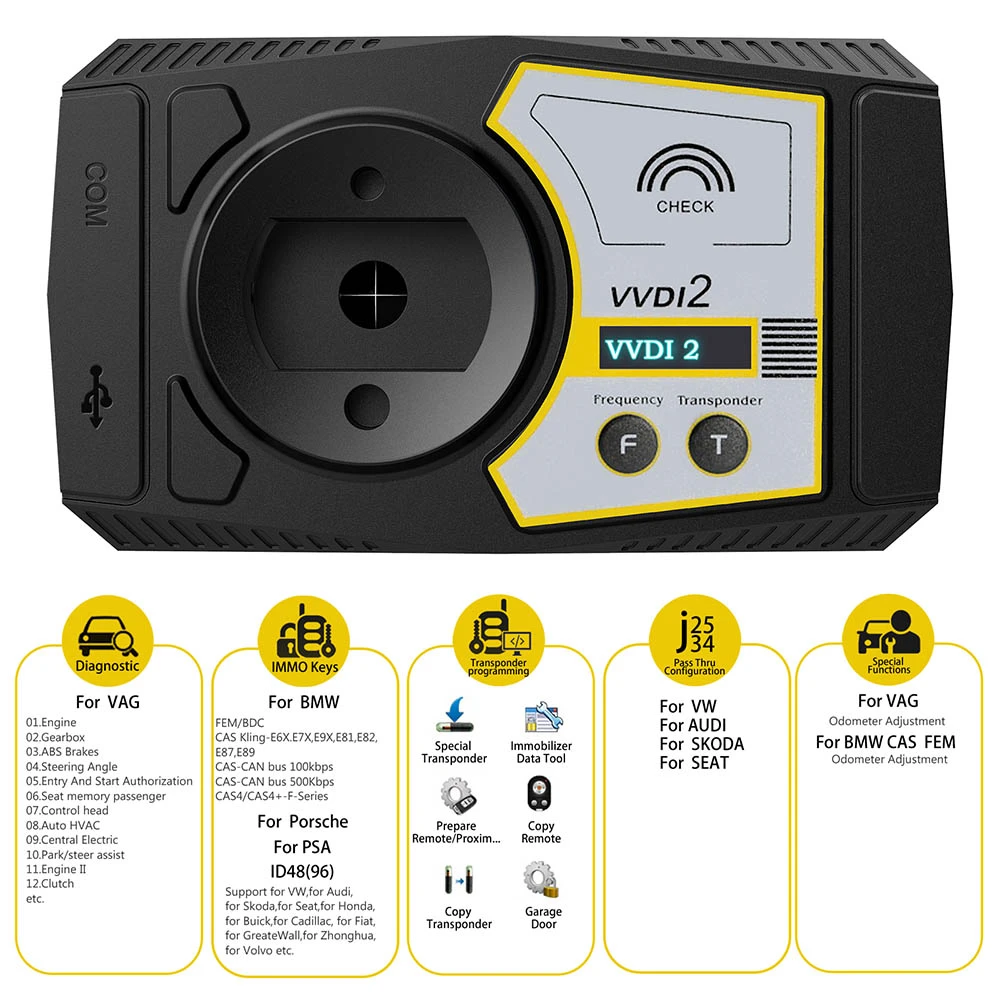 VVDI2 Key Programmer Full 13 Softwares Version Plus Multi-Prog Programmer 6