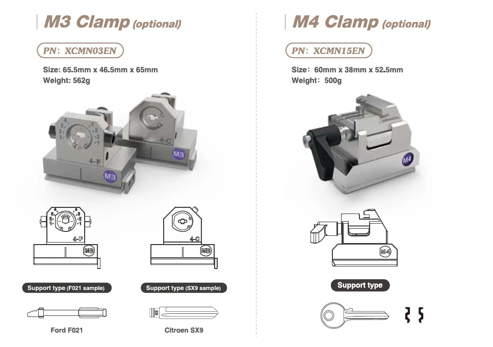 Xhorse Condor XC-Mini Plus Condor XC-MINI II Key Cutting Machine Bluetooth feature detail 2