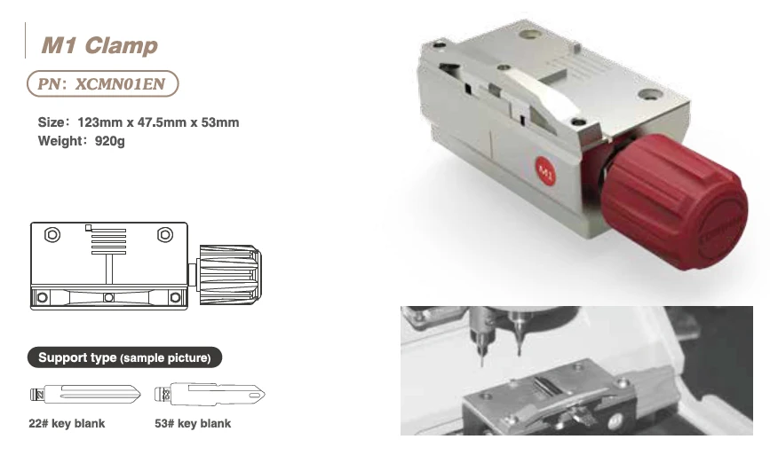Xhorse Condor XC-Mini Plus Condor XC-MINI II Key Cutting Machine Bluetooth feature detail 5