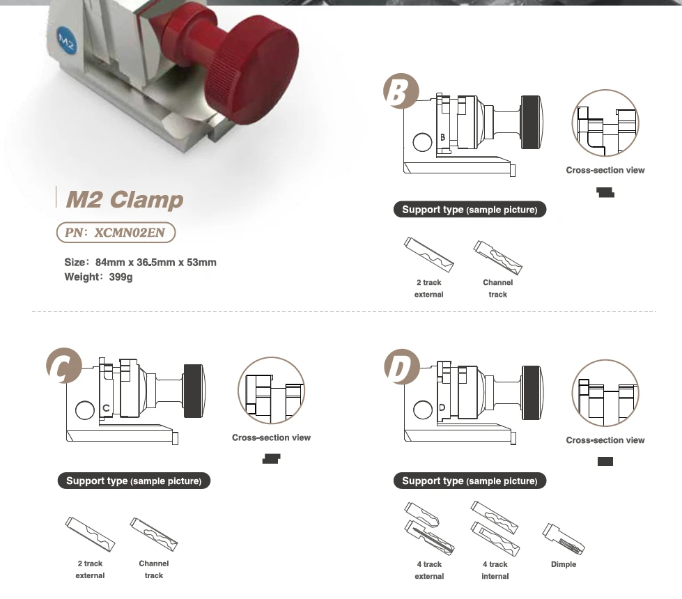 Xhorse Condor XC-Mini Plus Condor XC-MINI II Key Cutting Machine Bluetooth feature detail 7
