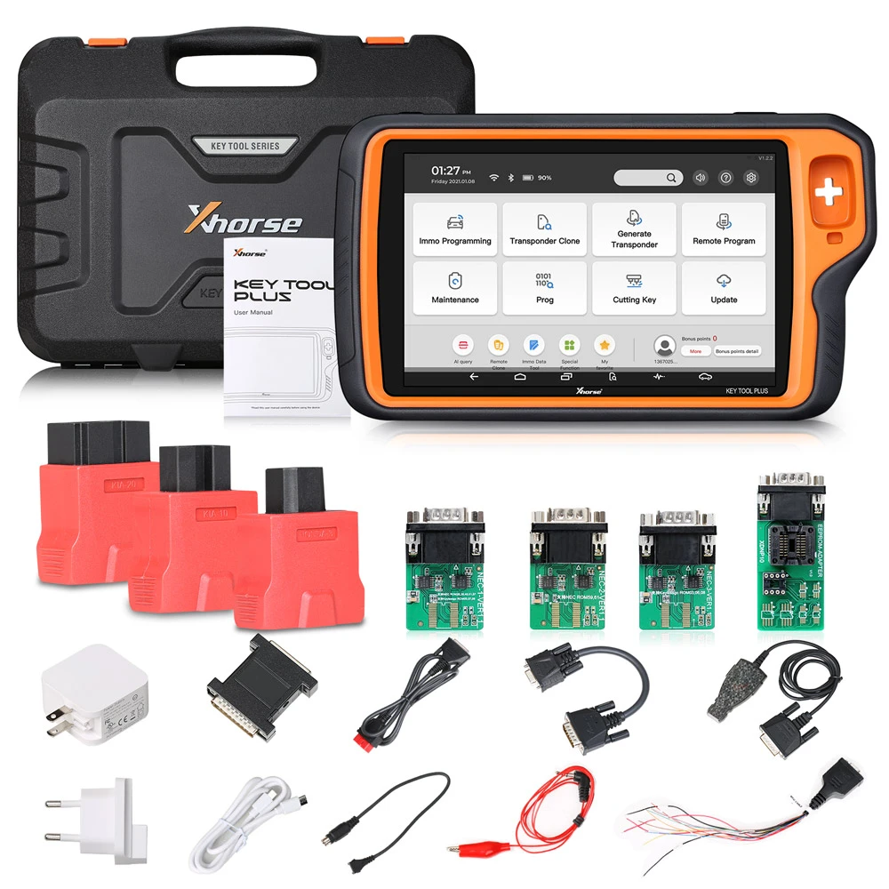 Xhorse Condor XC-Mini Plus II Key Cutting Machine and VVDI Key Tool Plus One BGA Token Free Everyday 15