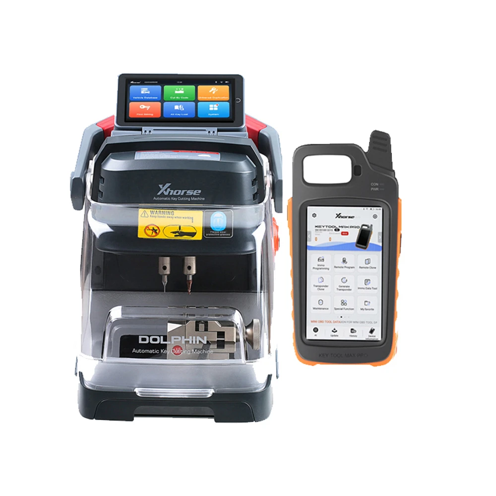 Xhorse Dolphin II XP-005L Key Cutting Machine and VVDI Key Tool Max Pro 7
