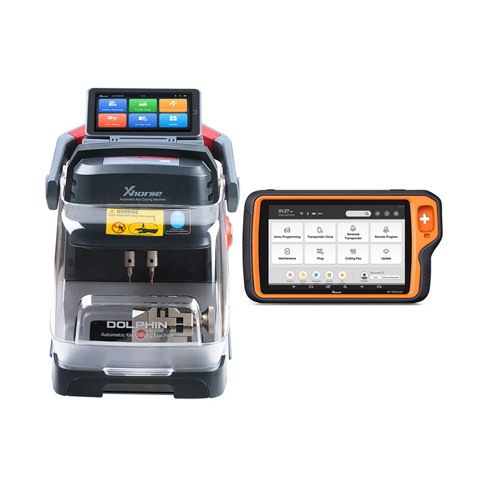Xhorse Dolphin II XP-005L Key Cutting Machine and VVDI Key Tool Plus One BGA Token Free Everyday 3
