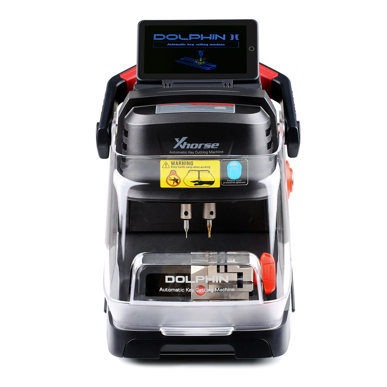 Xhorse Dolphin II XP-005L XP005L Key Cutting Machine for All Key Lost HD Screen with M5 Clamp 5