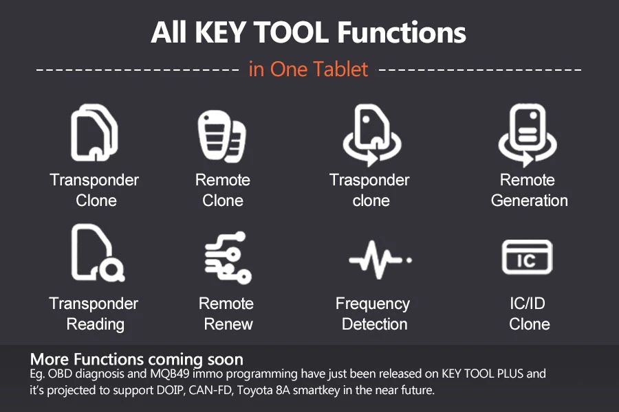 Xhorse VVDI Key Tool Plus Pad Full Configuration Advance GL Version feature detail 3