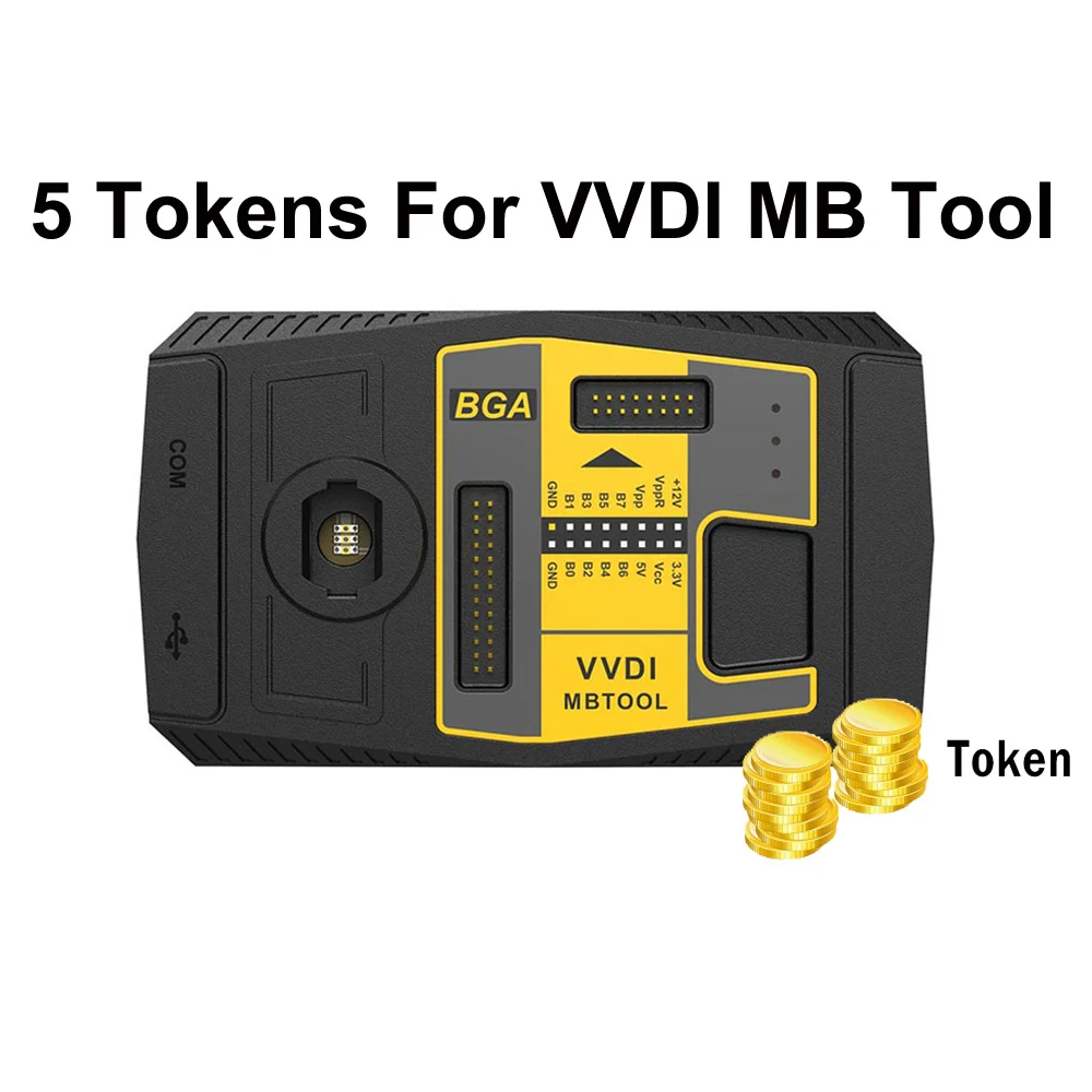 5 Tokens for VVDI MB Tool Mercedes Password Calculation