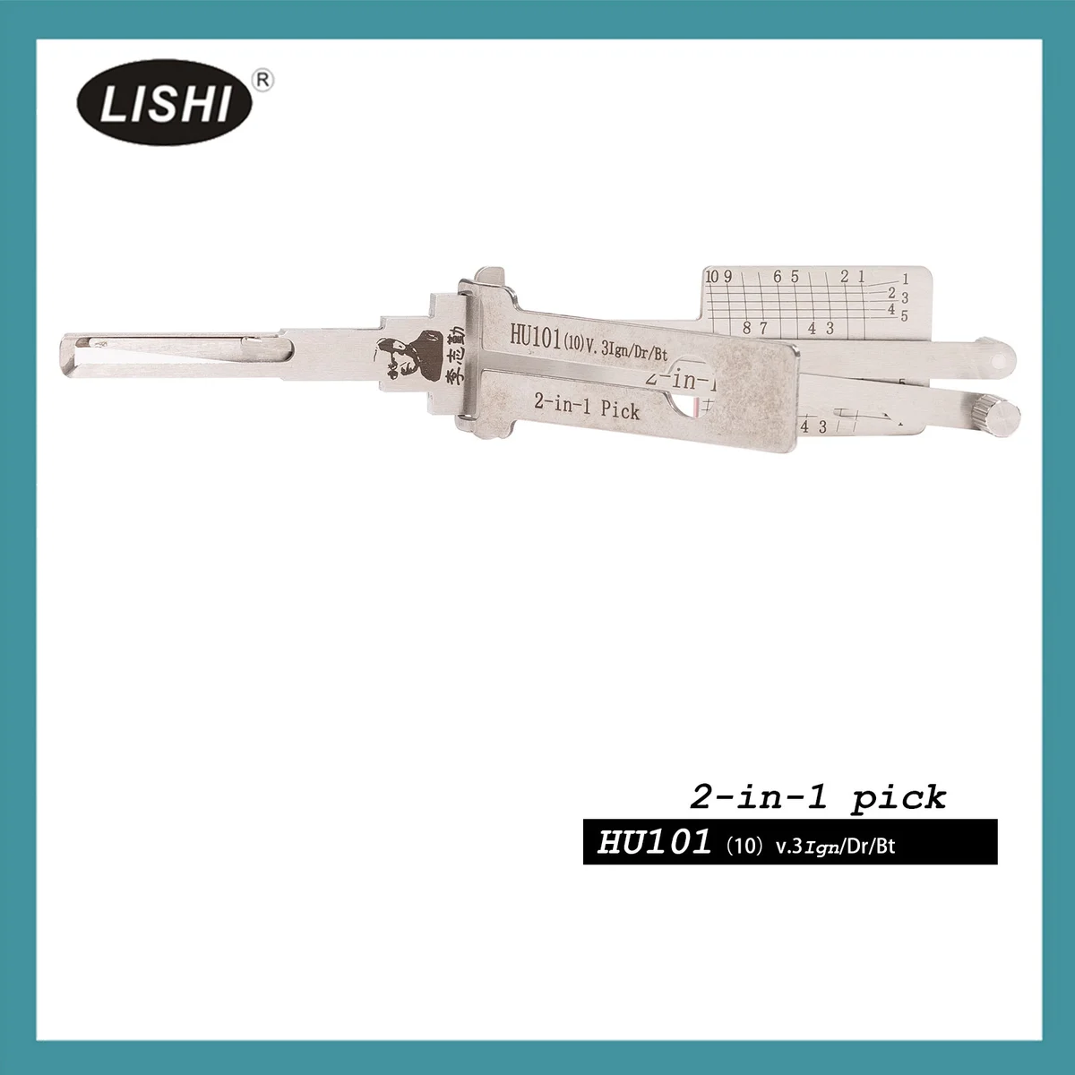 LISHI HU101 2-in-1 Auto Pick and Decoder for Ford/Jaguar/Land Rover/Volvo