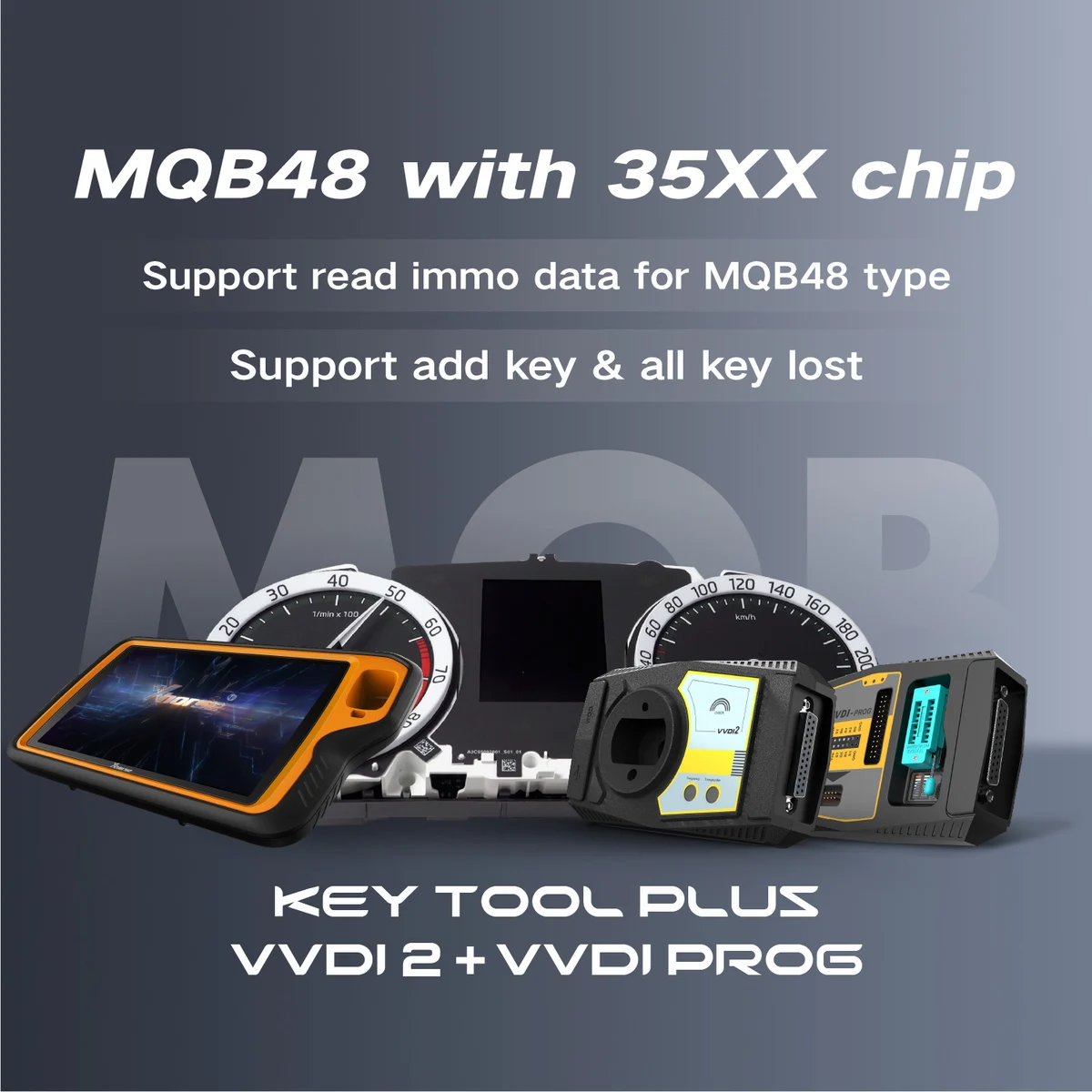 Xhorse VAG MQB48 NEC35XX Authorization for Add Key and All Keys Lost For VVDI Key Tool Plus/VVDI2+VVDI Prog