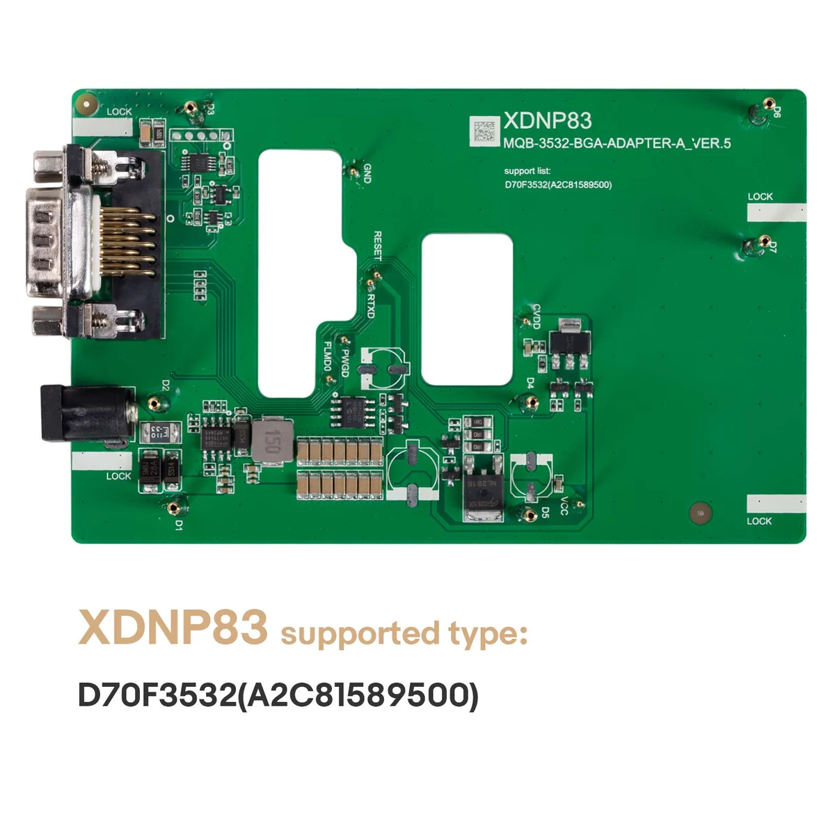 Xhorse XDNPM1GL MQB48-BGA Solder Free Adapters 4pcs For Multi-Prog/VVDI Prog/Key Tool Plus