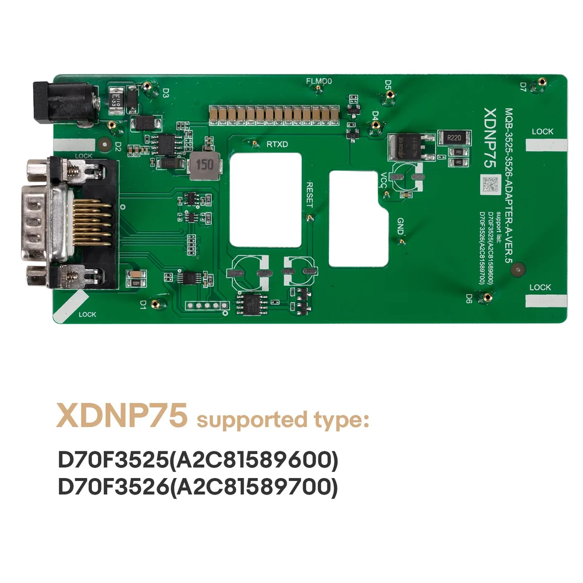 Xhorse XDNPM2GL MQB48 Non-BGA Solder Free Adapter 7pcs For Multi-Prog/VVDI Prog/Key Tool Plus